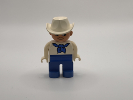 Cowboy wit blauw Duplo