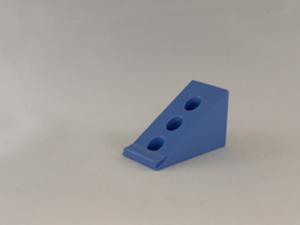  Blok schuin medium blauw Duplo