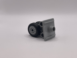 Landingsgestel / vliegtuig wielen grijs Duplo