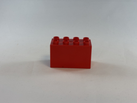 8 nops blok hoog rood Duplo