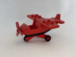 Vliegtuig rood Duplo