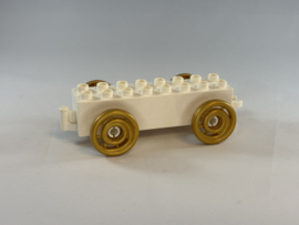 Koets onderstel wit Duplo