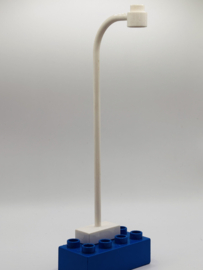 Lantaarnpaal / glijpaal kazerne wit Duplo