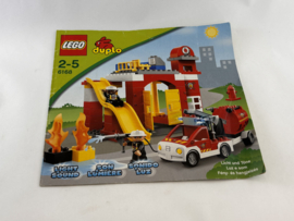 Bouwboekje 6168 brandweerkazerne Duplo
