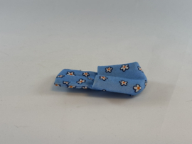 Slaapzak blauw met bloemen Duplo