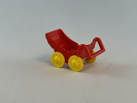Kinderwagen / buggy rood Duplo
