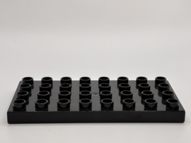 Plaat 4x8 zwart Duplo