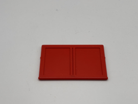 Achterklep rood Duplo