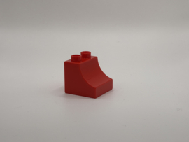 2 nops blok glijbaanmodel laag rood Duplo