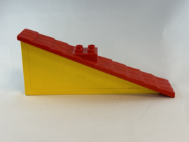 Dak groot geel met rood Duplo