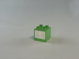 Ladekast groen met witte lade Duplo