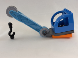 Hijskraan met katrol en haak Duplo