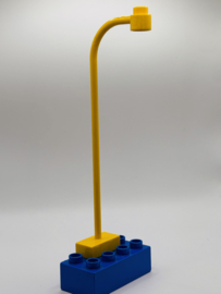 Lantaarnpaal / glijpaal kazerne geel Duplo