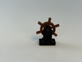 Stuurwiel zwart / bruin Duplo