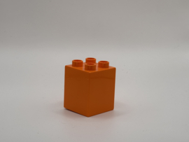 4 nops blok hoog  oranje Duplo