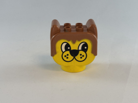 Kop hond lichtbruin Duplo