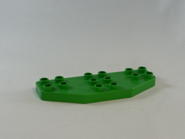 Vleugel / luifel / bouwplaat felgroen Duplo