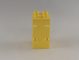 Kast laag met scharnieren helder lichtgeel  Duplo