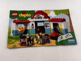 Bouwboekje 10868 ponystal Duplo
