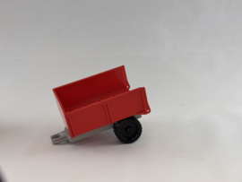 Aanhanger rood grijs Duplo