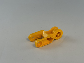 Graafarm / scharnierarm  licht oranje Duplo