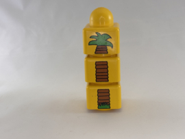 Primo blokken met palmboom / giraf Duplo