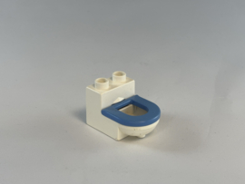 Toilet / wc wit lichtblauw Duplo