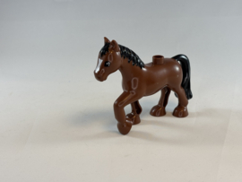 Paard donker bruin Duplo