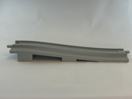Verhoging treinrails lichtgrijs Duplo
