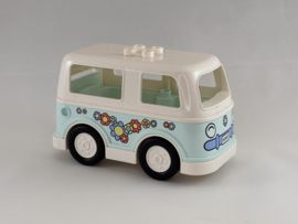 Camper met bloemen Duplo