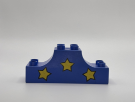 Sierblok met sterren blauw Duplo