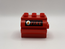 Tank brandweer fire Duplo