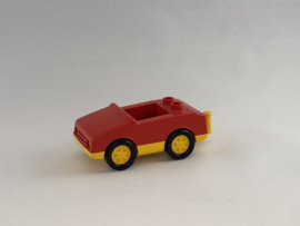 Auto rood geel lDuplo