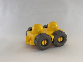 Primo aanhanger / karretje geel Duplo