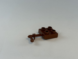 Valbrug onderdeel bruin Duplo