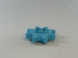 Tandwiel azuurblauw Duplo