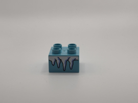 IJs op blok medium azuurblauw Duplo