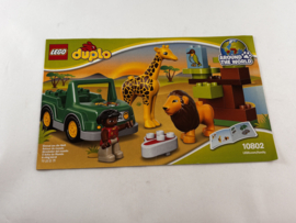 Bouwboekje 10802 savanne  Duplo