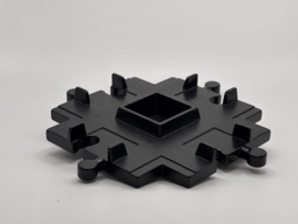 Kruising spoor / rails zwart Duplo