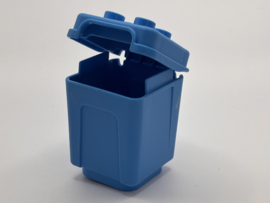 Vuilnisbak donker azuurblauw Duplo