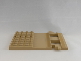 Perron treinrails beige Duplo