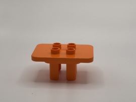 Tafel rechthoekig oranje Duplo