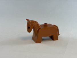 Paard bruin zwarte ogen Duplo