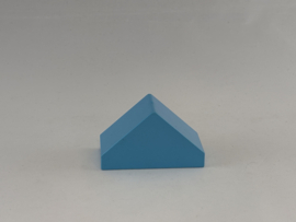 Dak driehoek azuurblauw Duplo