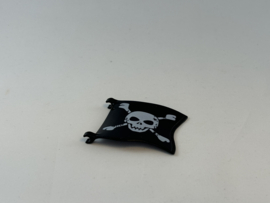 Piratenvlag zwart klein Duplo