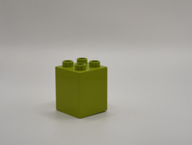 4 nops blok hoog  limoengroen Duplo
