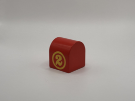 Boogblok rood nummer 2 Duplo