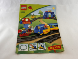 Bouwboekje 5608 trein beginset Duplo