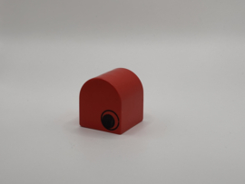 Boog blok rood met zwart oog Duplo