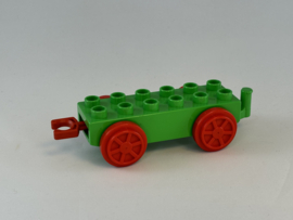 Onderstel wagon groen Duplo